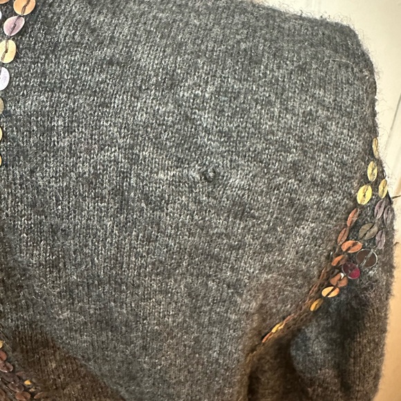 SOLD Nanette Lepore symphony sequin cardigan L ASO Gossip Girl Serena - Picture 6 of 6
